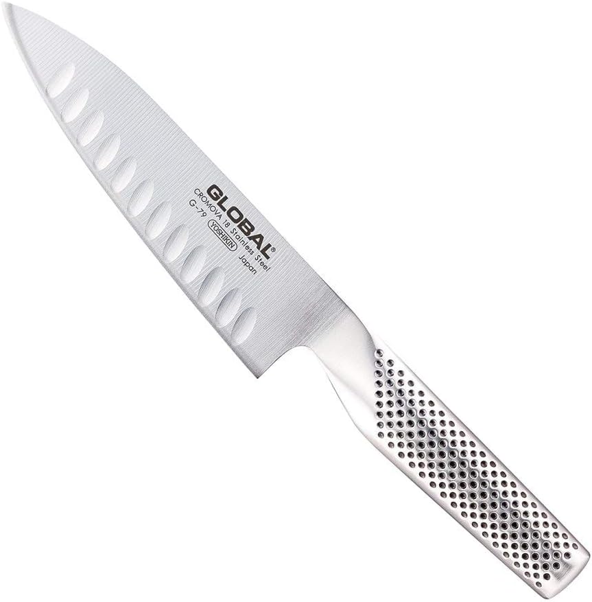 GLOBAL COOK'S KNIFE - FLUTED 16CM